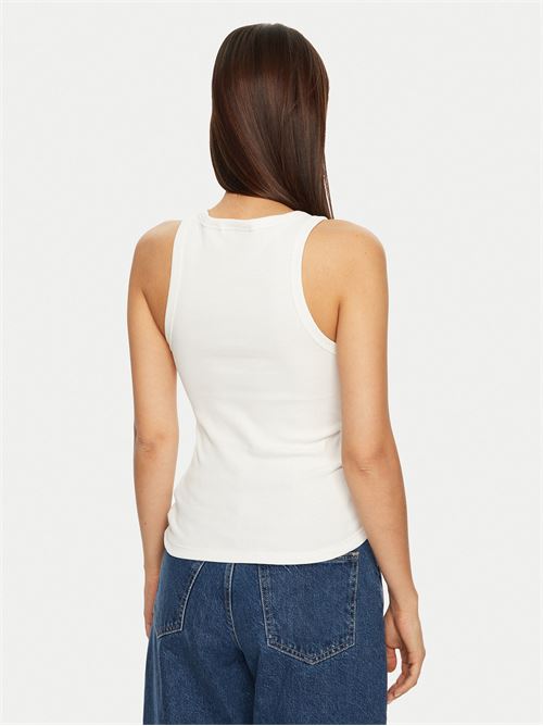 WOVEN LABEL RIB TANK CALVIN KLEIN JEANS | J20J224762/YAF